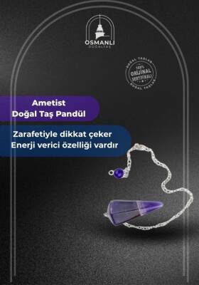 Ametist Doğal Taş Pandül - Osmanlı Doğaltaş