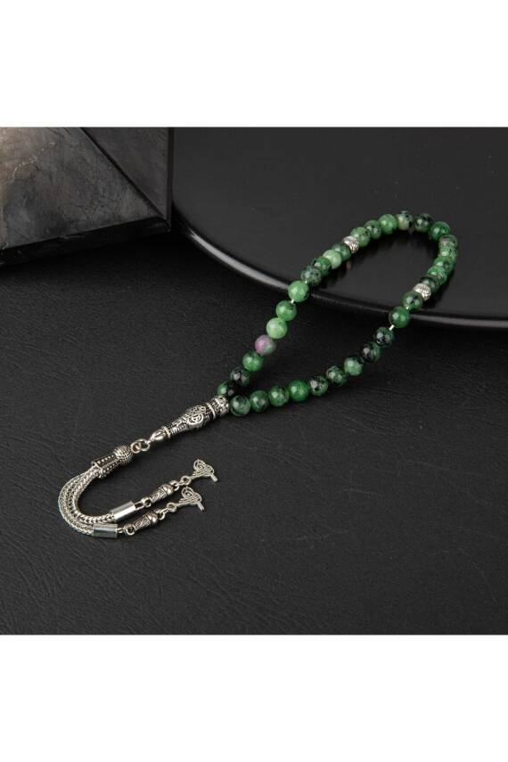 Anyolit Doğal Taş Tesbih 33lük - 6mm - 2
