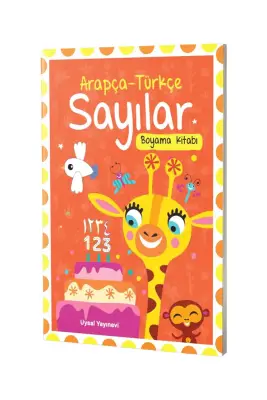 Arapça Türkçe Sayılar Boyama Kitabı - Uysal Yayıncılık