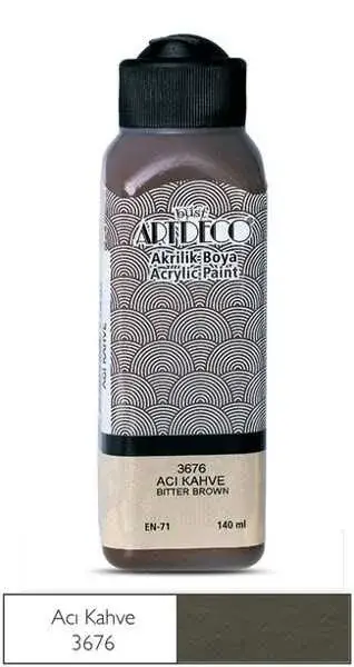 Artdeco Akrilik Boya 140 ml Acı Kahve - 1
