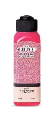 Artdeco Akrilik Boya 140 ml Ateş Kırmızı - 2