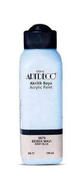 Artdeco Akrilik Boya 140 ml Bebe Mavi - 2