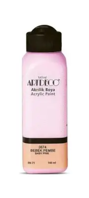 Artdeco Akrilik Boya 140 ml Bebe Pembe - Artdeco
