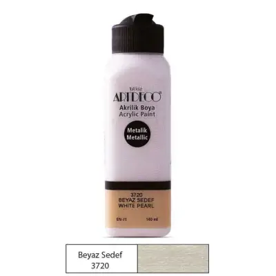 Artdeco Akrilik Boya 140 ml Beyaz Sedef - 2