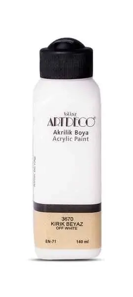 Artdeco Akrilik Boya 140 ml Kırık Beyaz - 2