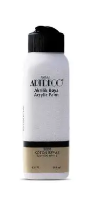 Artdeco Akrilik Boya 140 ml Koton Beyaz - 2