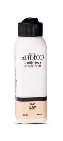Artdeco Akrilik Boya 140 ml Krem - 2
