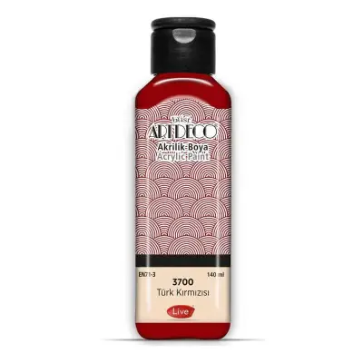 Artdeco Akrilik Boya 140 ml Türk Kırmızısı - Artdeco