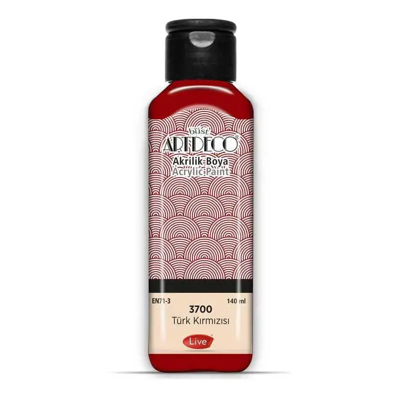 Artdeco Akrilik Boya 140 ml Türk Kırmızısı - 1