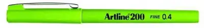 Artline 200 Fineliner 0.4 Keçe Uçlu Yazı Kalemi Fıstık Yeşil - 2