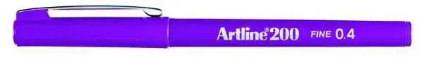 Artline 200 Fineliner 0.4 Keçe Uçlu Yazı Kalemi Magenta - 2