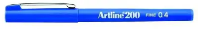 Artline 200 Fineliner 0.4 Keçe Uçlu Yazı Kalemi Mavi - Artline
