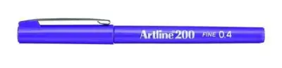 Artline 200 Fineliner 0.4 Keçe Uçlu Yazı Kalemi Mor - 2