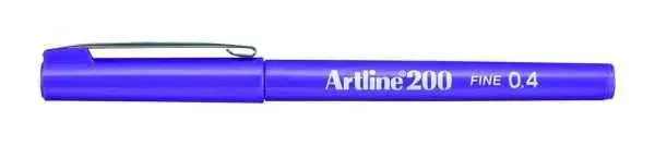 Artline 200 Fineliner 0.4 Keçe Uçlu Yazı Kalemi Mor - 2