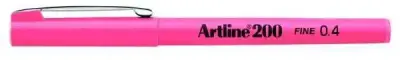 Artline 200 Fineliner 0.4 Keçe Uçlu Yazı Kalemi Pembe - 2