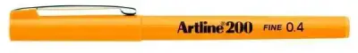 Artline 200 Fineliner 0.4 Keçe Uçlu Yazı Kalemi Sarı - Artline