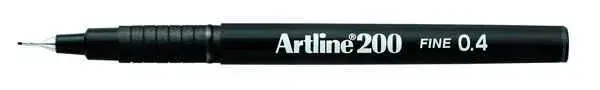 Artline 200 Fineliner 0.4 Keçe Uçlu Yazı Kalemi Siyah - 2