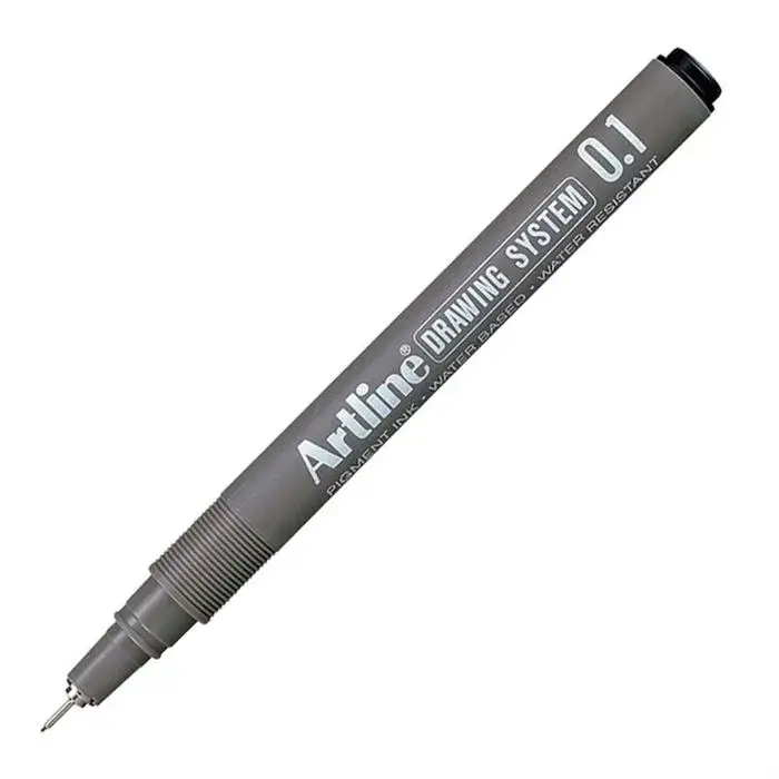 Artline Drawing System Teknik Çizim Kalemi Siyah 0.4 Uç - 2