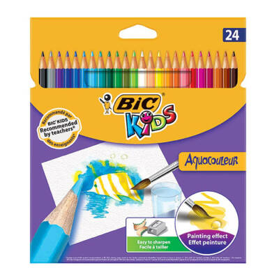 Bic Aquacouleur Kuru Sulu Boya 24Lü 8575635 - Bic