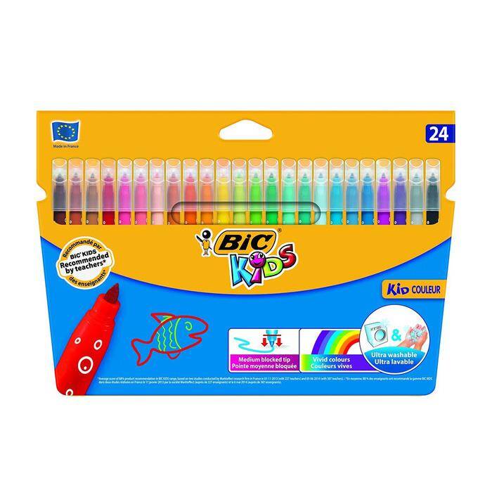 Bic Kids Color Keçeli Boya Kalemi 24 Renk - 1