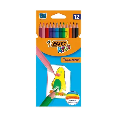 Bic Tropicolors 2 Boya Kalemi 12 Renk Tam Boy - Bic