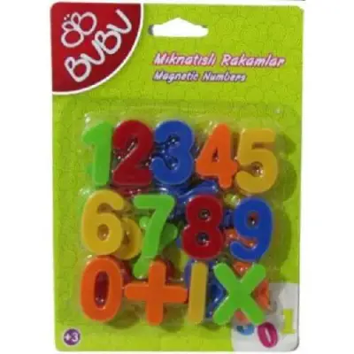 Bu Bu Mıknatıslı Rakam 25 Parça - Bu-Bu