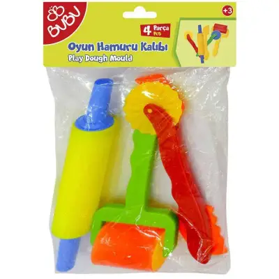 Bu Bu Oyun Hamuru Kalıbı 4 Parça - Bu-Bu