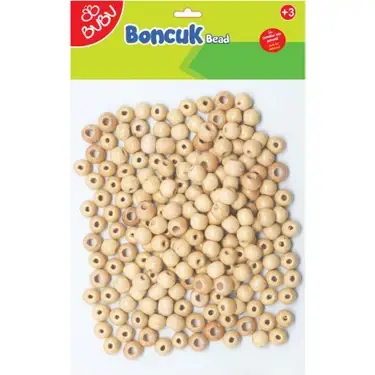 Bu Bu Yuvarlak Natural Boncuk Karışık - 1
