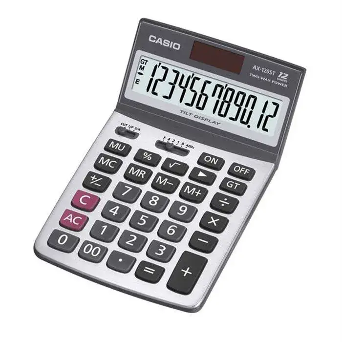 Casio Hesap Makinesi 12 Hane Ax-120St - 1