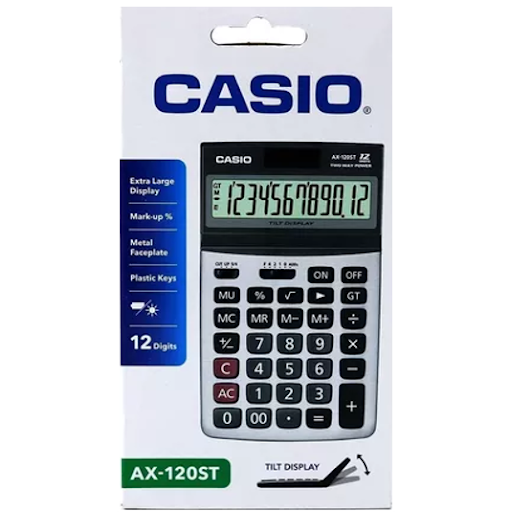 Casio Hesap Makinesi 12 Hane Ax-120St - 2