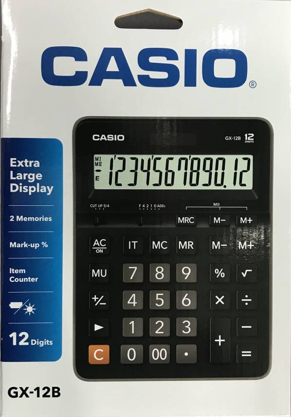 Casio Hesap Makinesi 12 Hane Gx-12B - 2