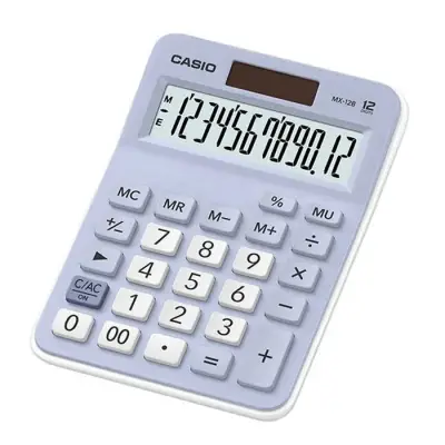Casio Hesap Makinesi 12 Hane Pembe Mx-12B-Pk - Casio
