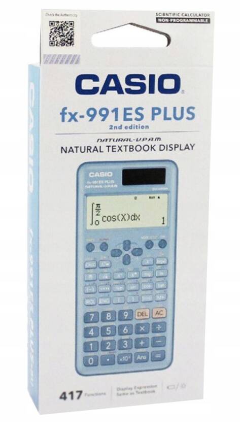Casio Hesap Makinesi 417 Fonksiyon Fx-991Es Plus - 1