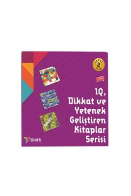 Dikkat ve Yetenek Geliştiren 3 Kitap Set 5+ Yaş Level 2 - Tüzder Yayınları