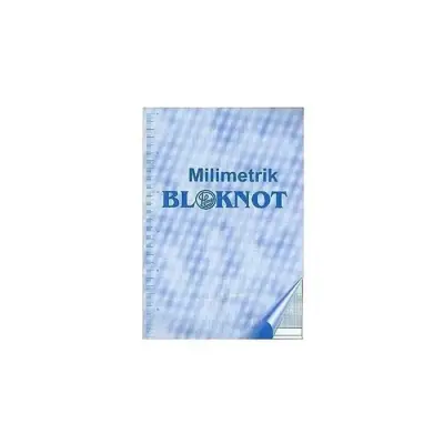 Dilman Milimetrik Bloknot Defteri A4 Mavi - Dilman