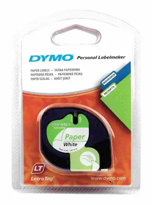 Dymo Letratag Kağıt Şerit 12 x 4 Beyaz - Dymo
