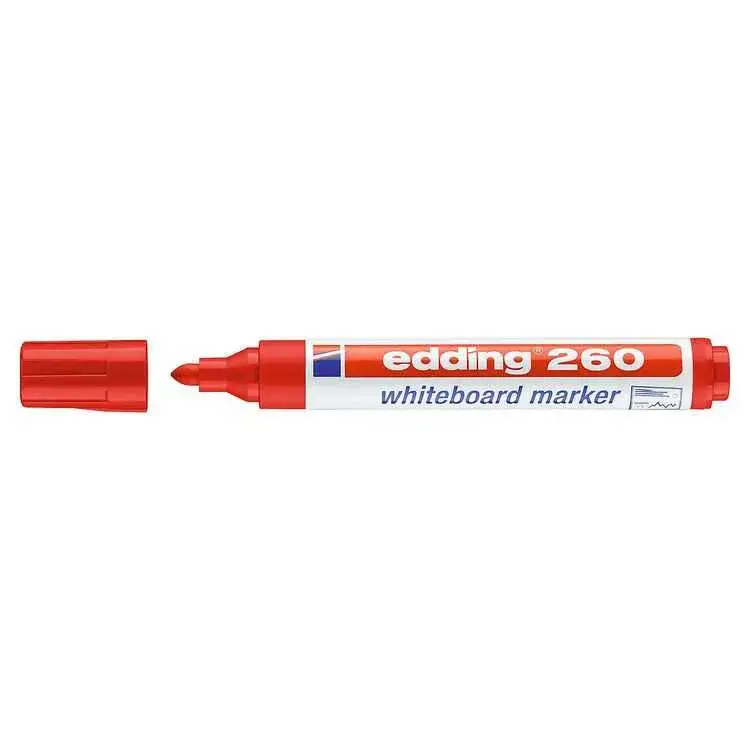 Edding Beyaz Tahta Kalemi Kırmızı 260 - 2