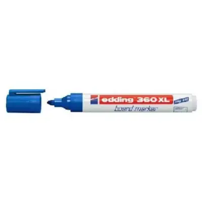 Edding Beyaz Tahta Kalemi Mavi 360 XL - 2