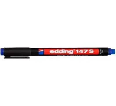 Edding Mavi Asetat Kalemi Silgili 147 - Edding