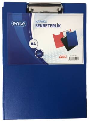 Ente A4 Sekreterlik Kapaklı Mavi - Ente