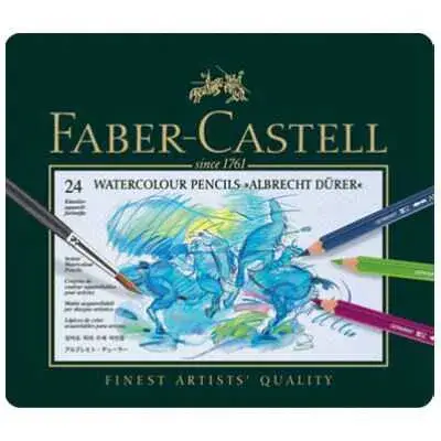 Faber Castell Adürer Aquarell Boya Kalemi 24 Renk - Faber Castell