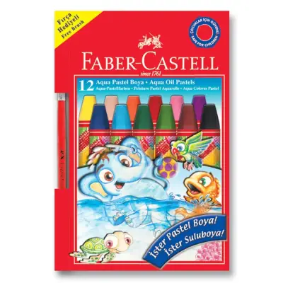 Faber Aqua Pastel Boya 12 Renk - Faber Castell