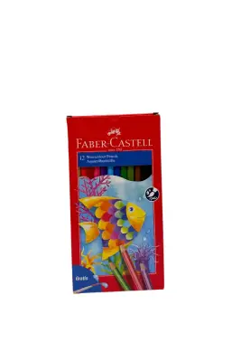Faber Aquarell Boya Kalemi 12 Renk Karton Kutu - Faber Castell