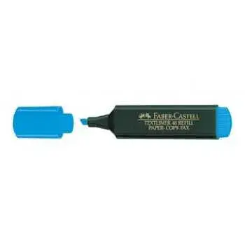 Faber Castell Fosforlu Kalem Mavi 1548 - Faber Castell
