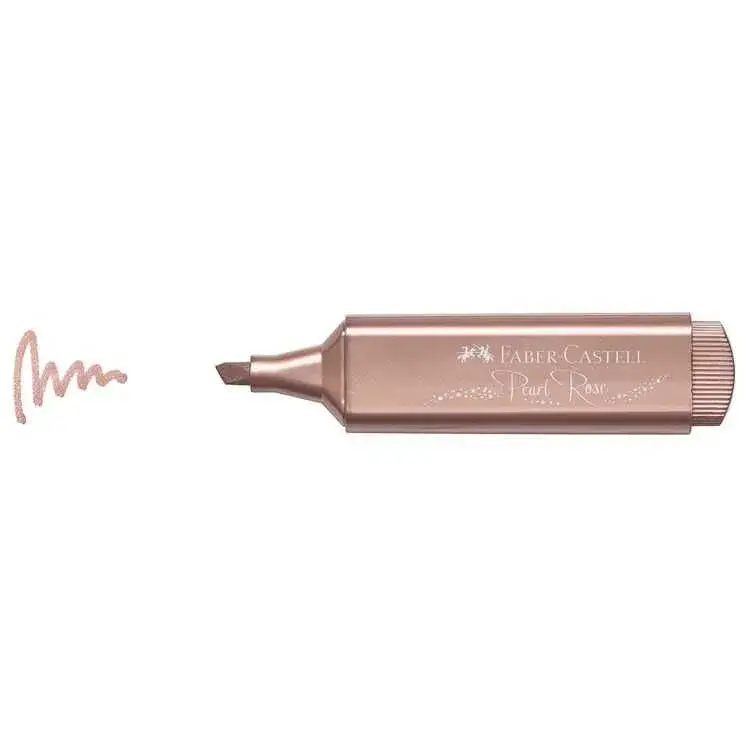 Faber Castell Fosforlu Kalem Metalik Rose - 1