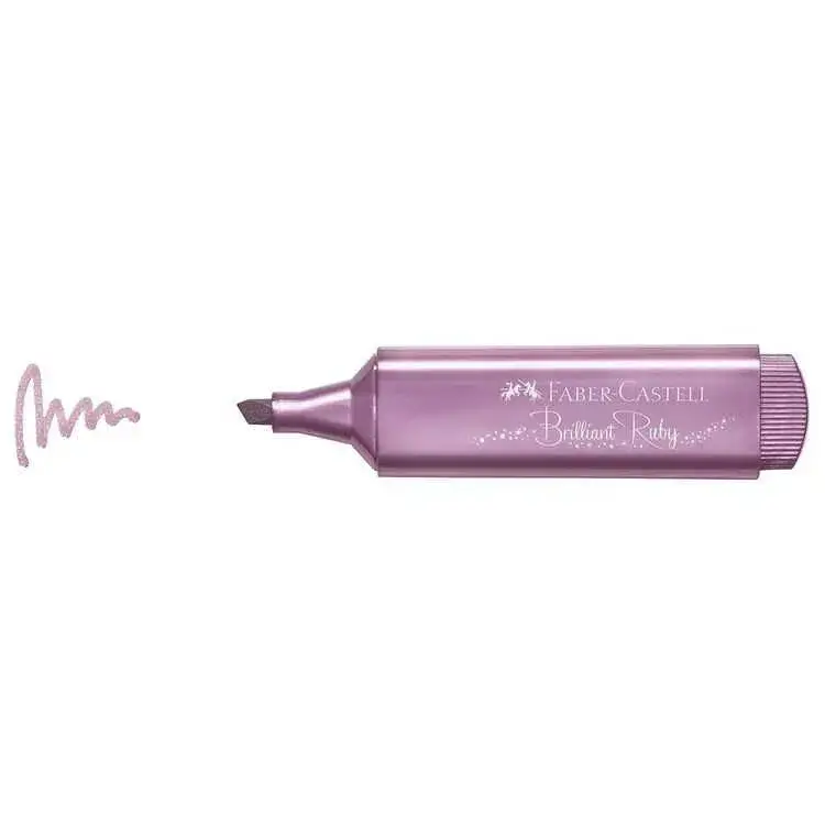 Faber Castell Fosforlu Kalem Metalik Yakut - 2