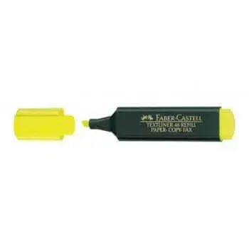Faber Castell Fosforlu Kalem Sarı 1548 - Faber Castell