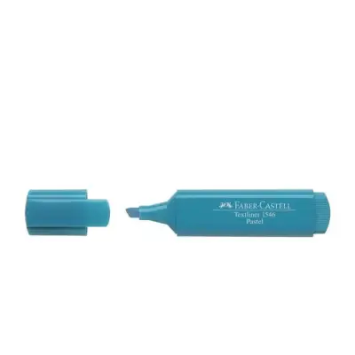 Faber Castell Textliner 46 Pastel Gök Mavi Fosforlu Kalem - 2