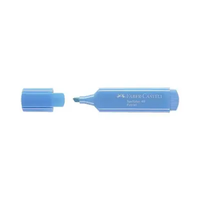 Faber Castell Textliner 46 Pastel Mavi Fosforlu Kalem - Faber Castell
