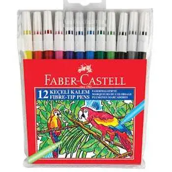 Faber Castell Yıkanabilir Keçeli Kalem 12 Lı - 1